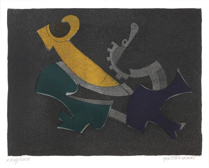 UMBERTO MASTROIANNI - 'Ippogrifo' 1974