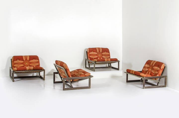 AFRA E TOBIA SCARPA - Quattro poltrone mod. Carlotta