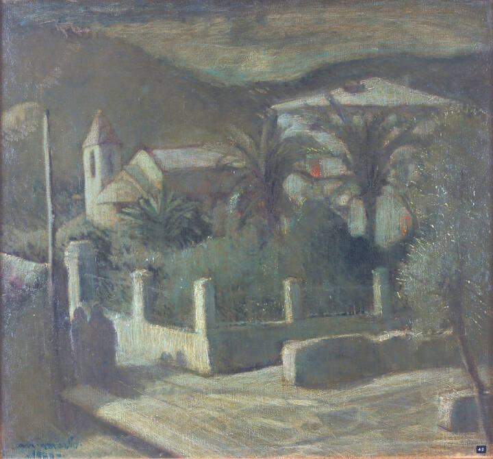 METELLO MERLO - 'Chiesa di San Paragorio - Noli' 1935