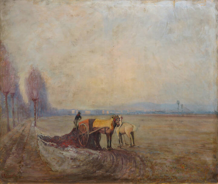 GIULIO ROMANO VERCELLI - 'Al lavoro nei campi'