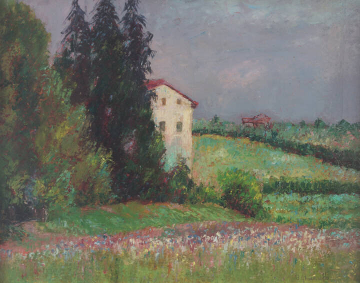 BENEDETTO GHIVARELLO - 'Paesaggio collinare'