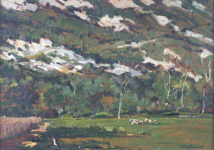 MARSILIO CAPRINO - 'Pascolo in montagna'