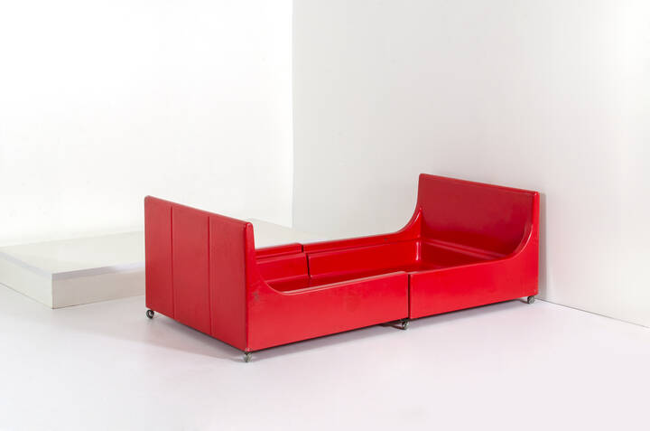 IGNAZIO GARDELLA, ANNA CASTELLI FERRIERI - Letto mod. 4550