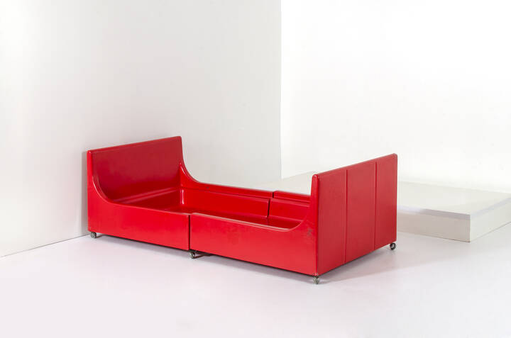 IGNAZIO GARDELLA, ANNA CASTELLI FERRIERI - Letto mod. 4550