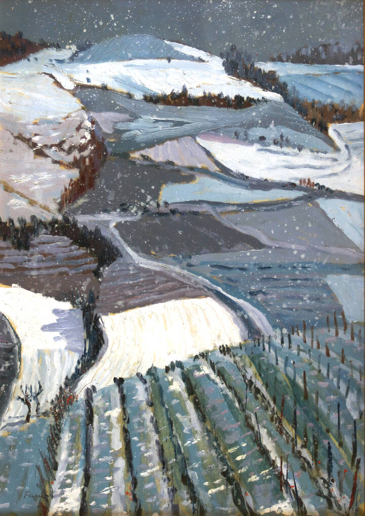 CLAUDIO FASSIO - 'Nevicata astigiana a Montegrosso' 2010