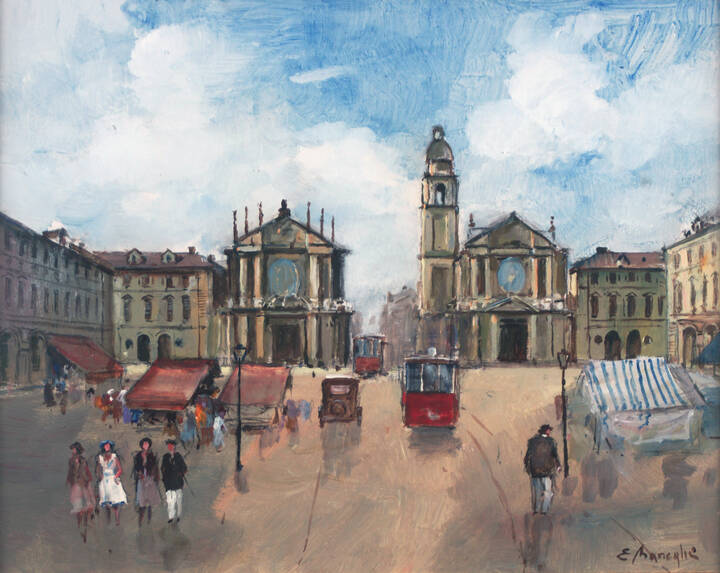 EDMONDO MANEGLIA - 'Piazza San Carlo'