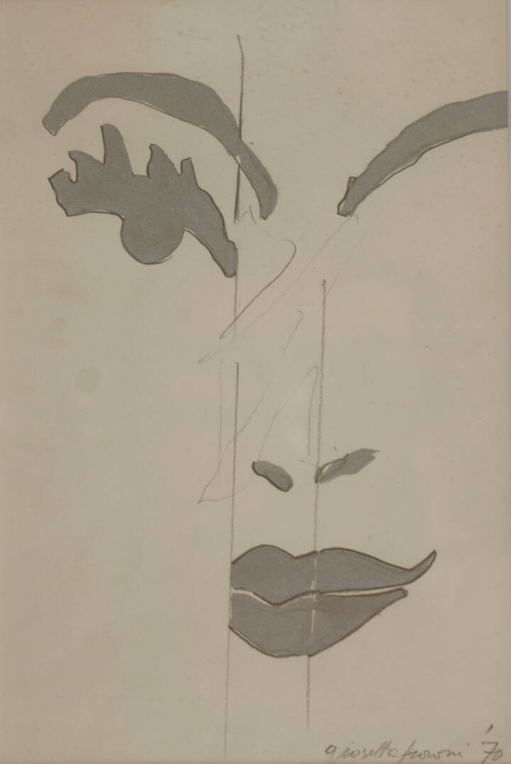GIOSETTA FIORONI - 'Senza titolo' 1970