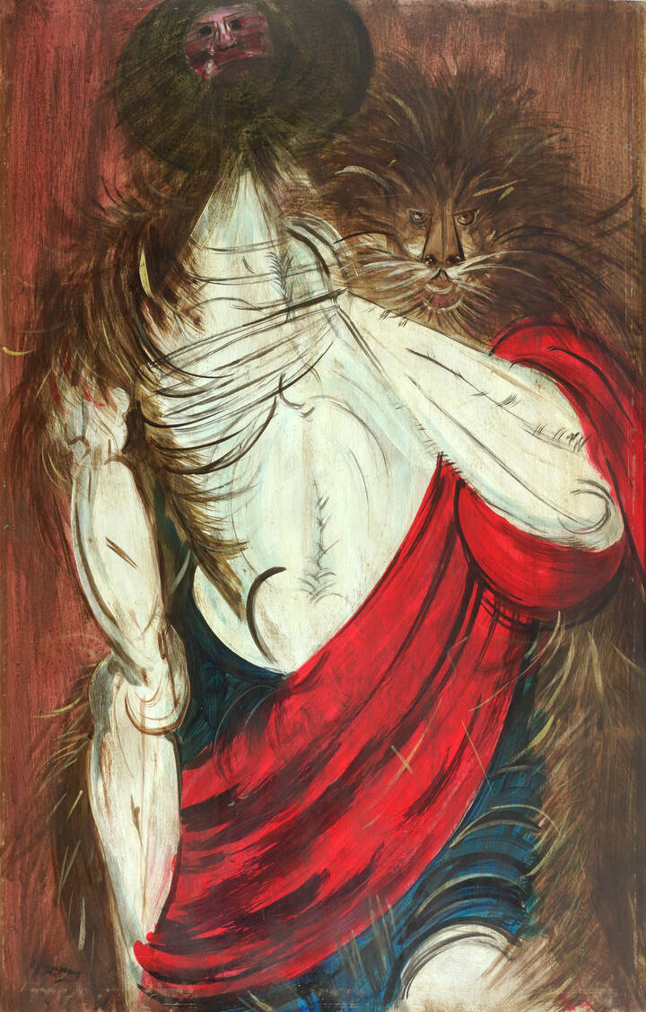 LUIGI SPAZZAPAN - 'Ercole e il leone' 1948/50