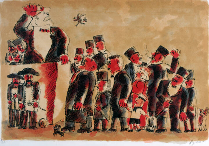 FRANZ BORGHESE - 'Il comizio' 