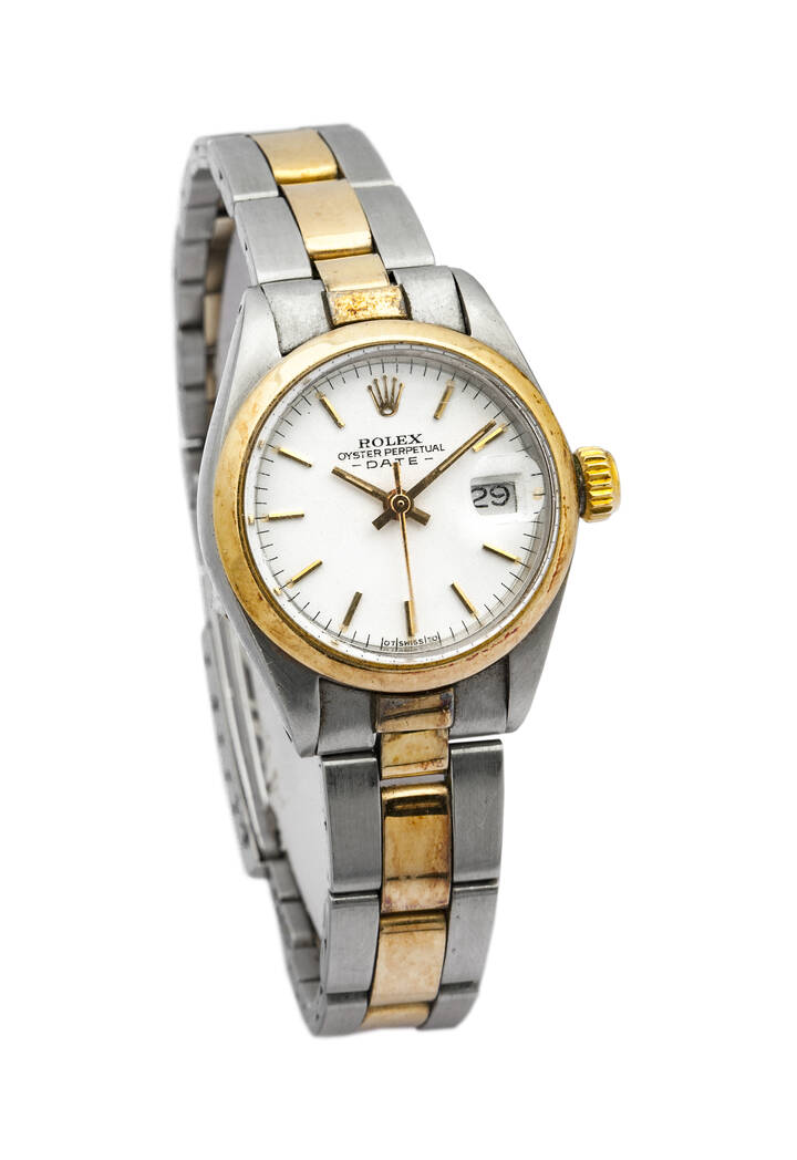 ROLEX - Oyster Perpetual Date, misura lady, ref. 6916, anni '70