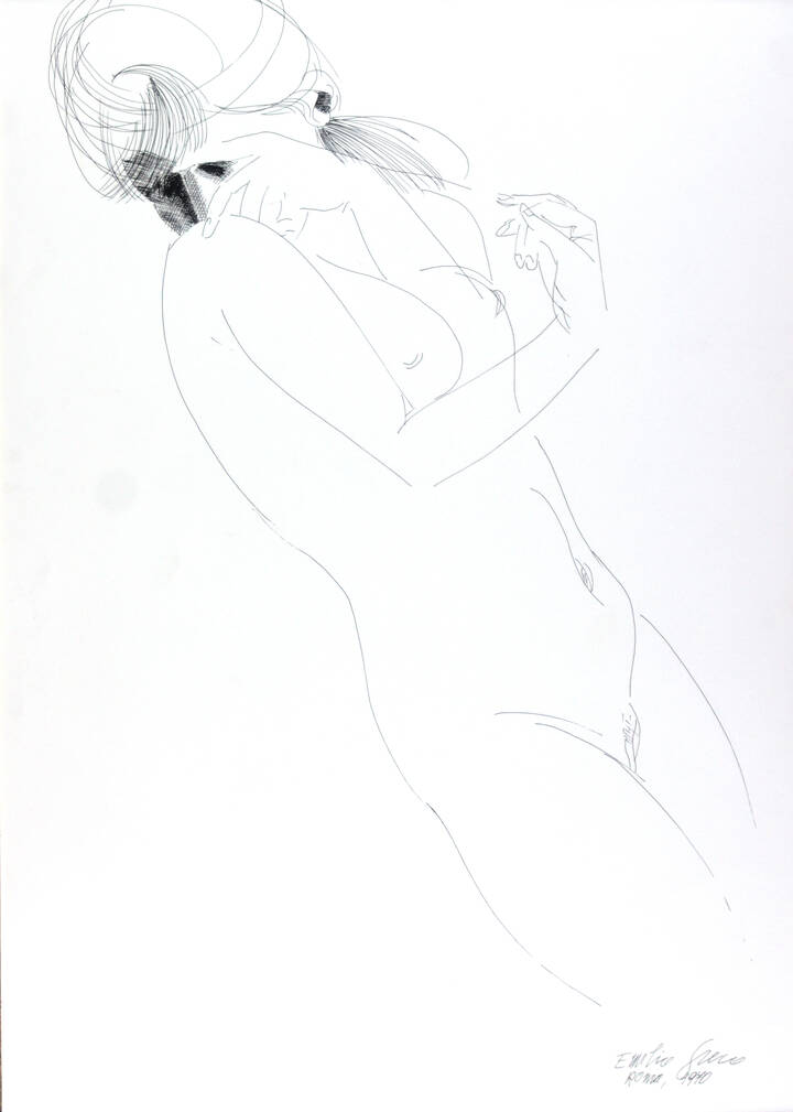 EMILIO GRECO - 'Figura di donna' Roma 1970