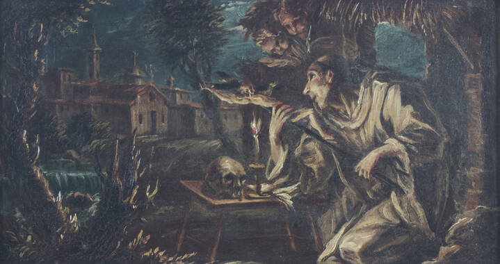 PITTORE ANONIMO DEL XVII SECOLO  - 'San Francesco'