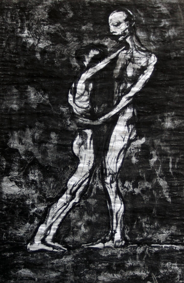 ENRICO COLOMBOTTO ROSSO - 'Abbraccio' 1990