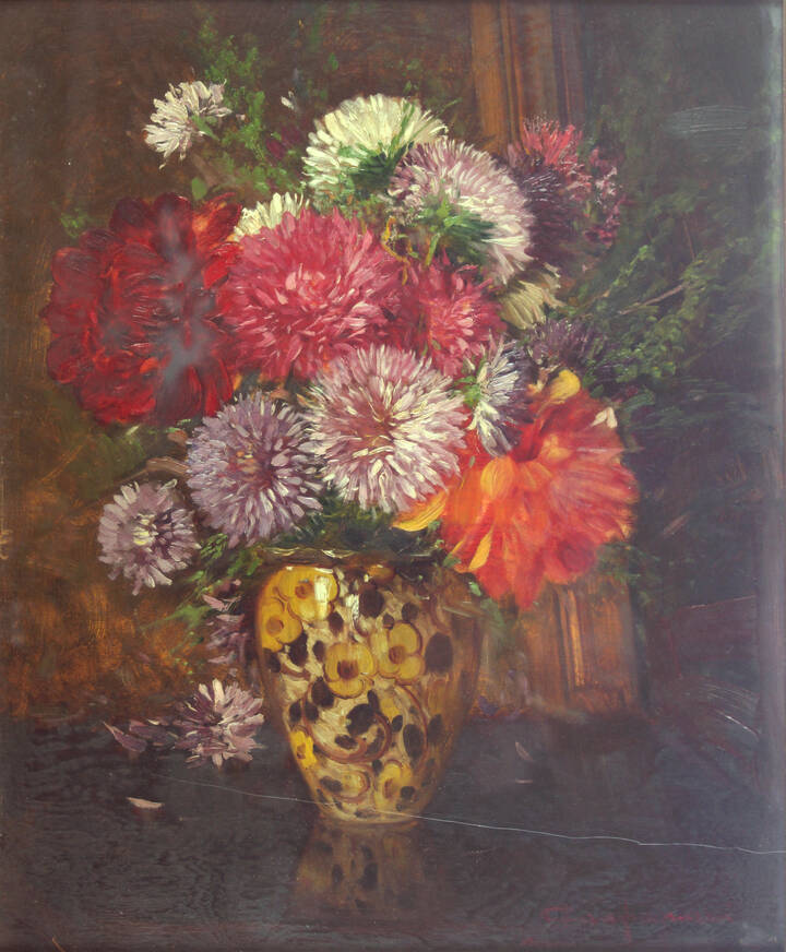 OTTORINO CAMPAGNARI - 'Vaso di fiori'