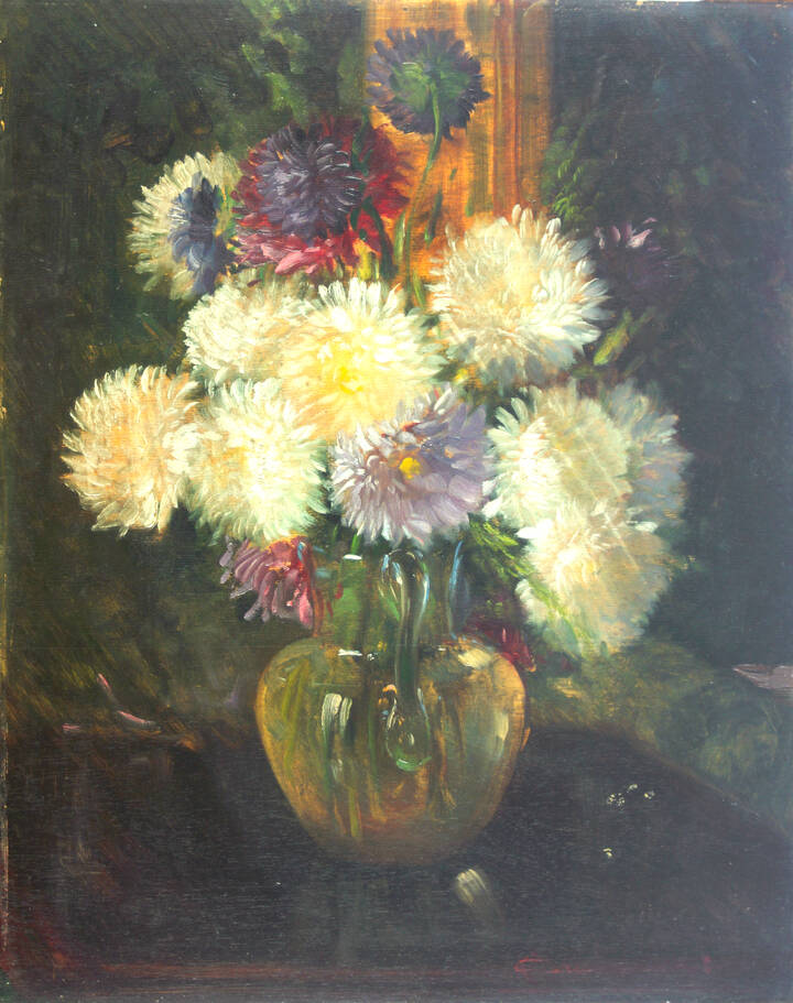 OTTORINO CAMPAGNARI - 'Vaso di fiori'