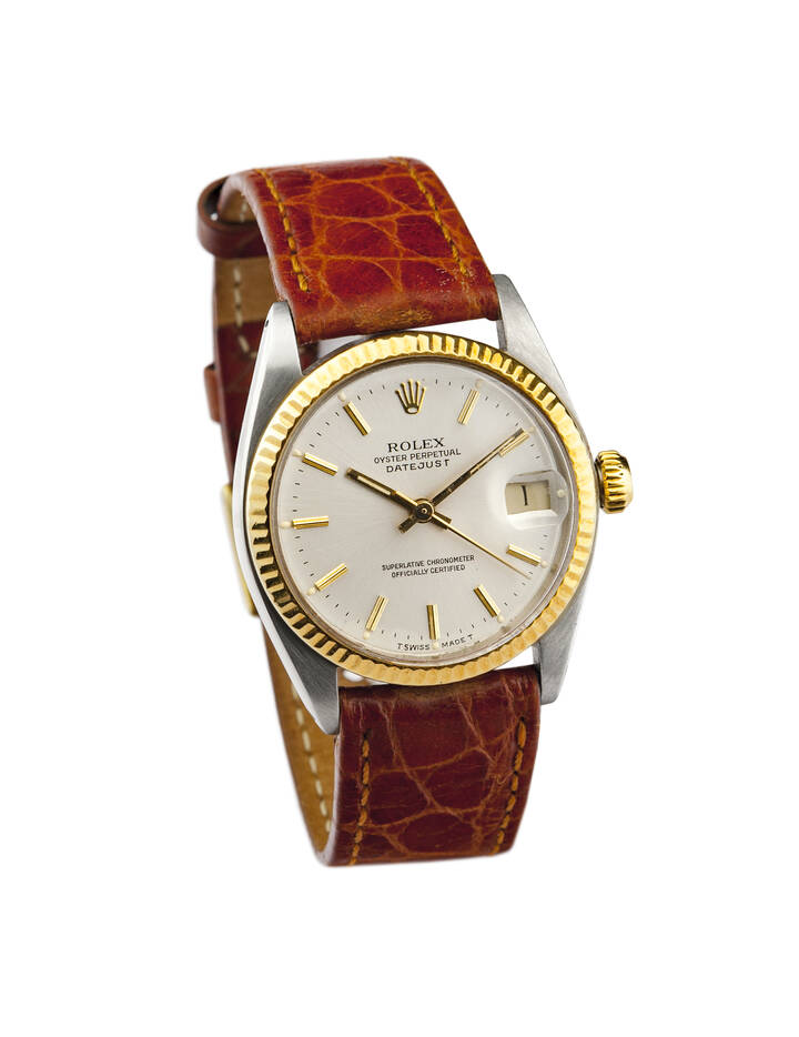 ROLEX - Oyster Perpetual Date Just, misura media, ref. 6827, anni '70<br>
