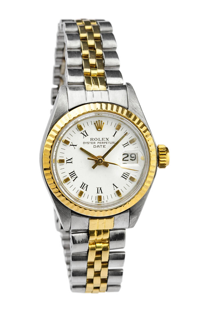 ROLEX - Oyster Perpetual Date, misura lady, ref. 6917, anni '70