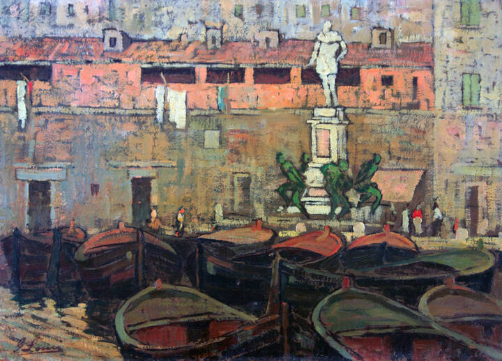 GIOVANNI LOMI - 'Livorno - Monumento dei Quattro mori'