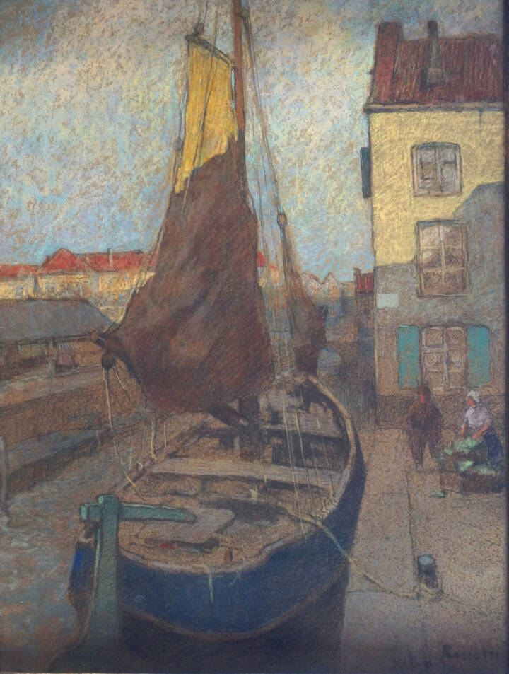 ANGELO ROSSOTTI MATTEODA - 'Canale a Malines'
