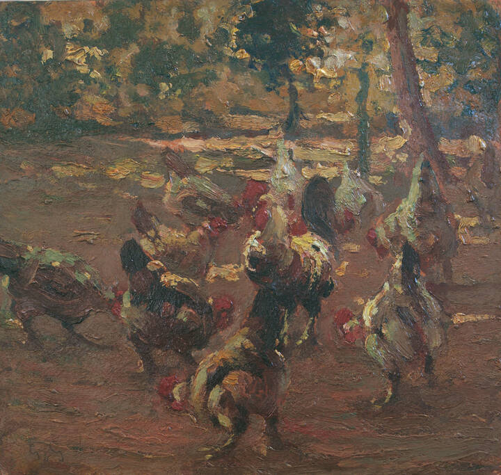 GIOVANNI GUARLOTTI - 'Galline'<br>