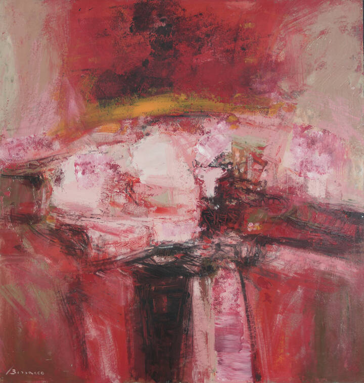 MARTINO BISSACCO - 'Paesaggio in rosa'