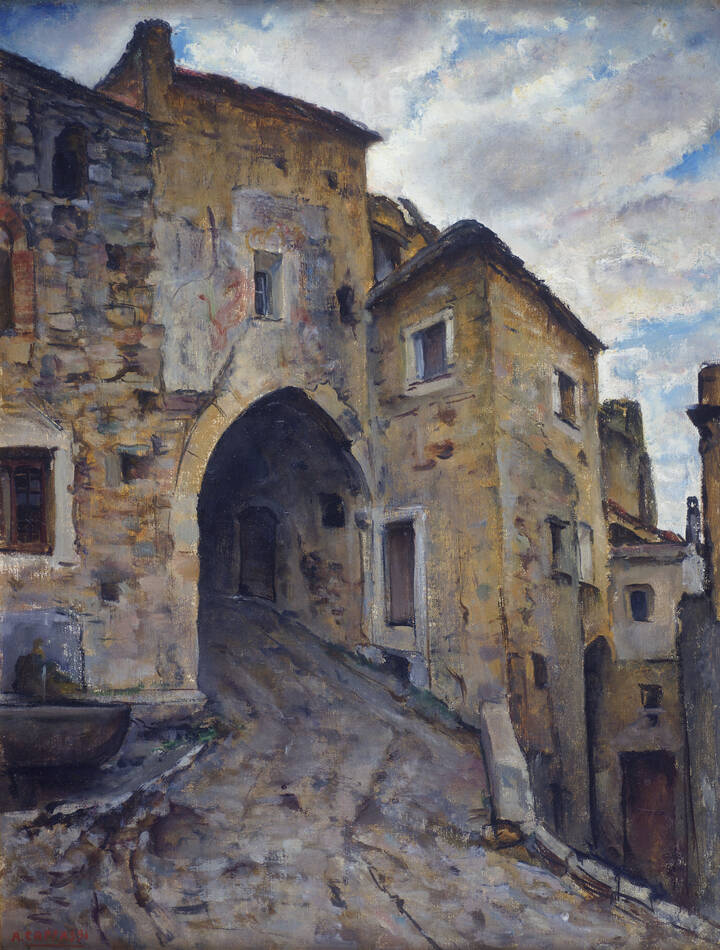 ALBERTO CAFFASSI - 'Castelvecchio di Rocca Barbera (Albenga)'