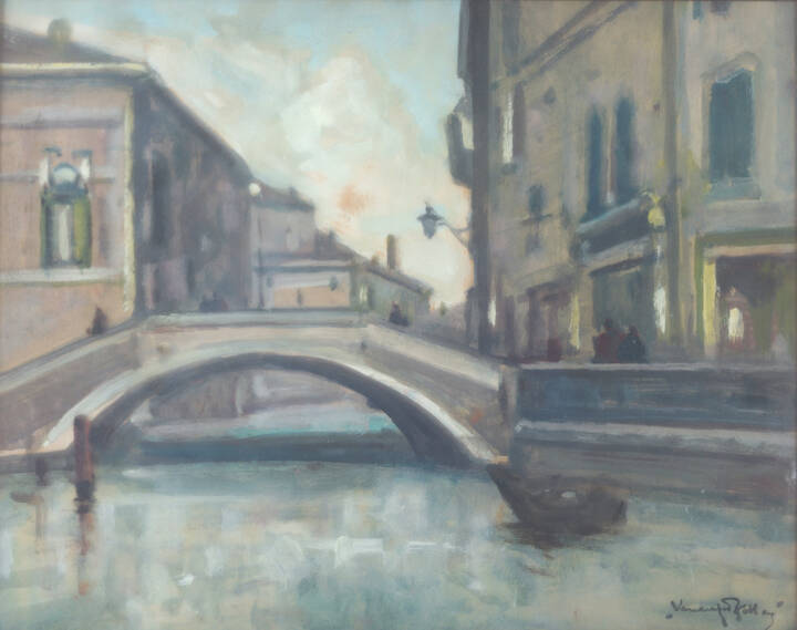 VENANZIO ZOLLA - 'Ponte veneziano'