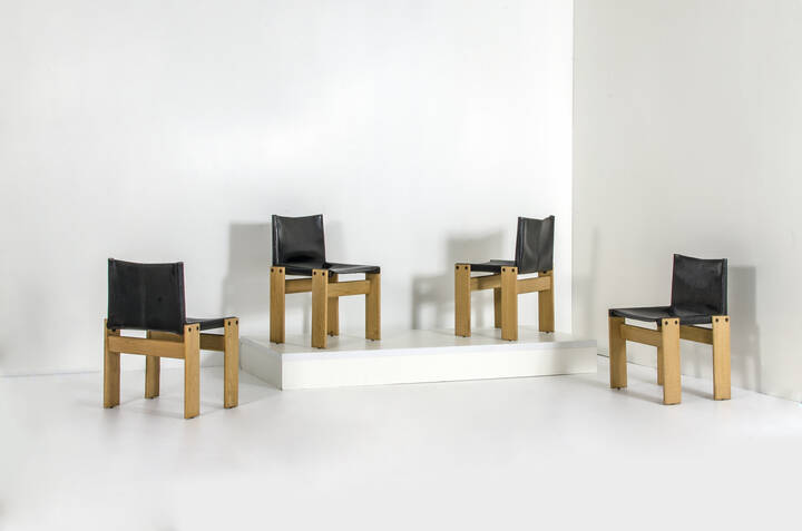 AFRA E TOBIA SCARPA - Quattro sedie mod. Monk