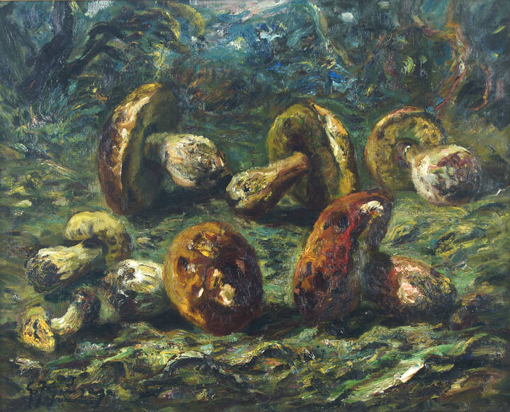 GIOVANFRANCESCO GONZAGA - 'Funghi e sottobosco' 1965