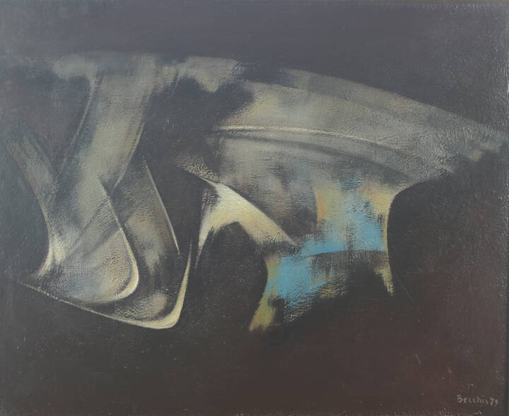 MARIO BECCHIS - 'Composizione' 1979