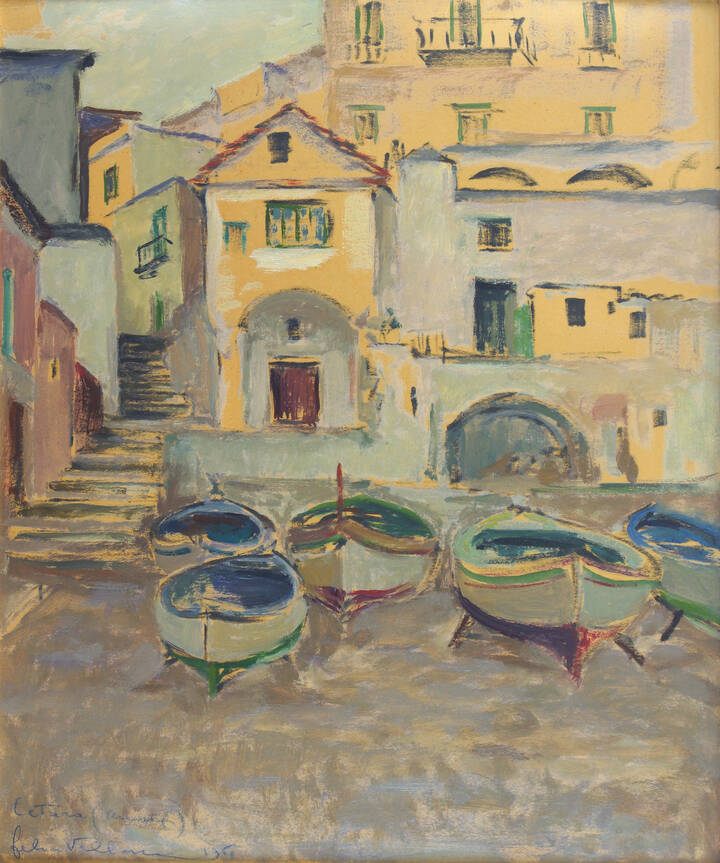 FELICE VELLAN - 'Cetara (Amalfi)' 1960