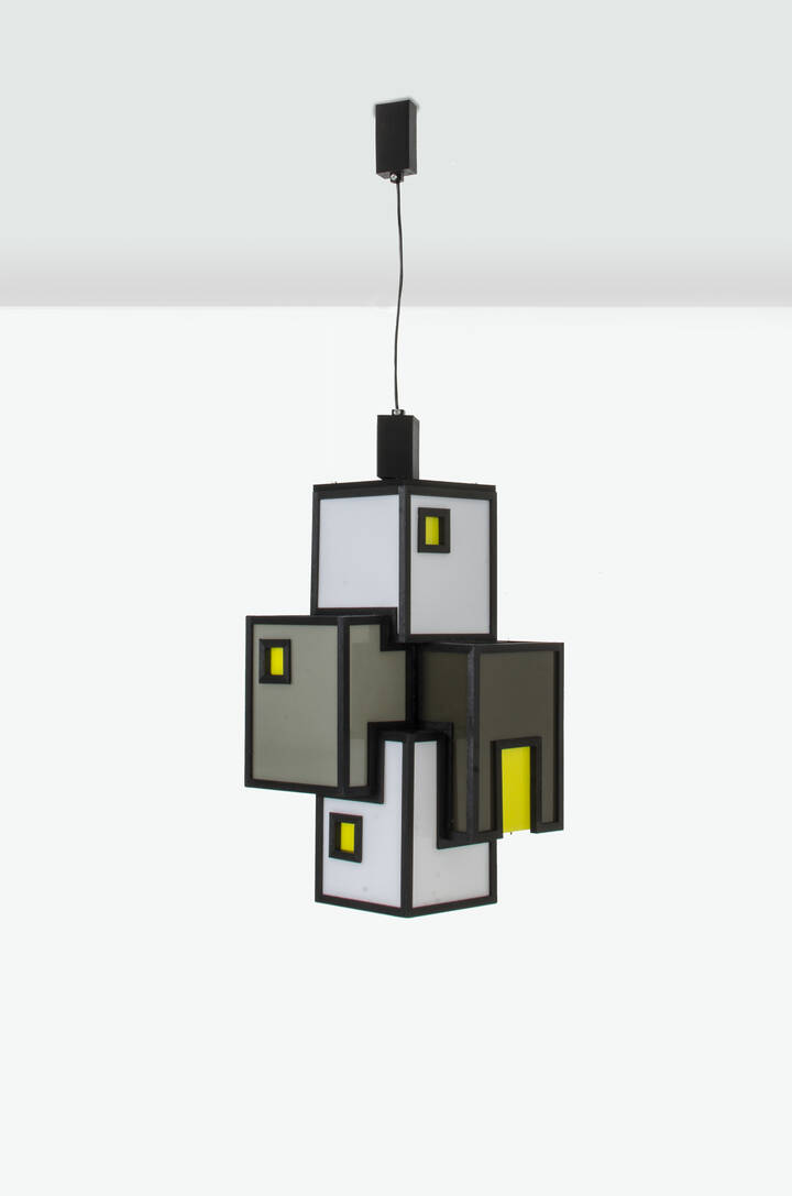 FABIANO SPEZIARI - Lampada a sospensione della serie Agglomerati Luminosi 