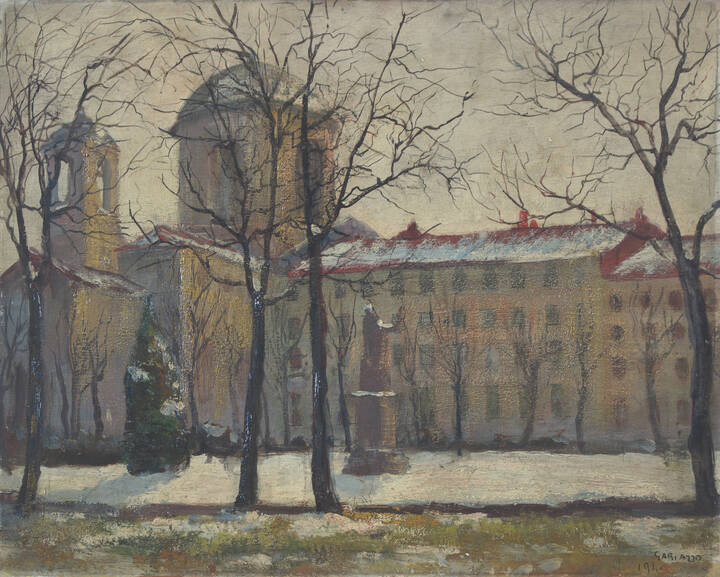 PIER ANTONIO GARIAZZO - 'Giardini Cavour' 1941