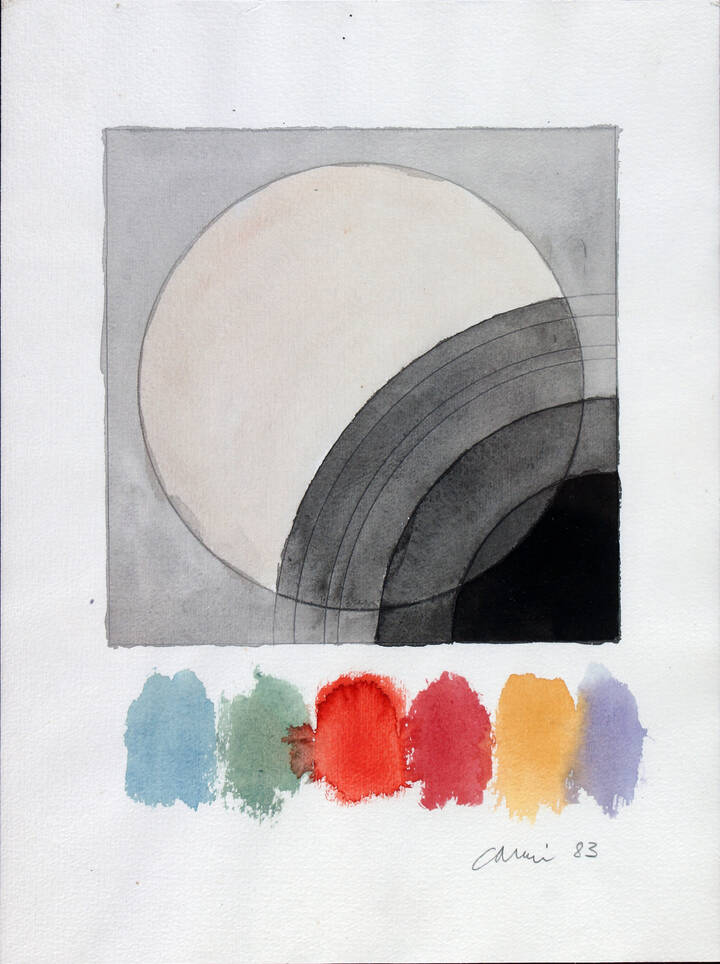 EUGENIO CARMI - 'Senza titolo' 1983