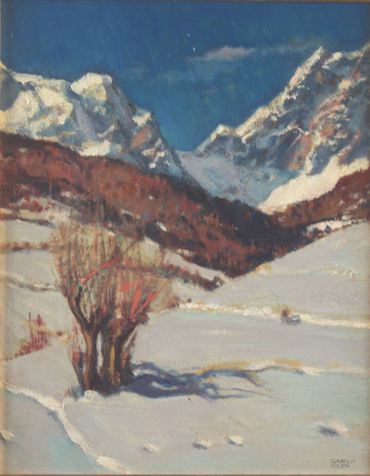 CARLO MUSSO - 'Neve in alta montagna'