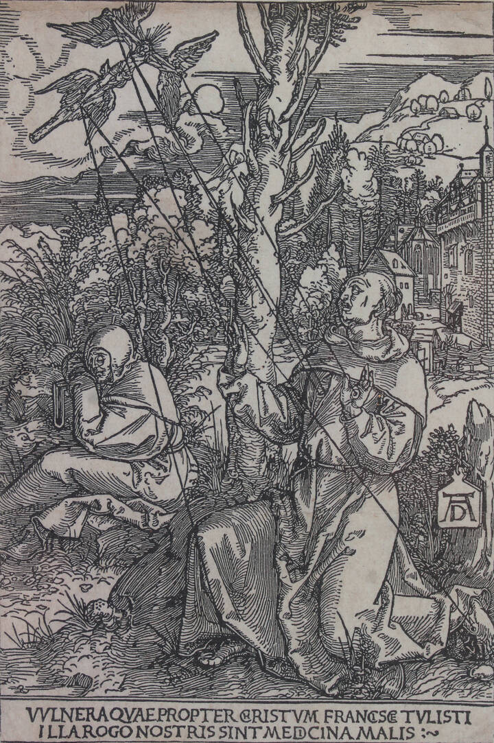 ALBRECHT DURER - 'San Francesco che riceve le stigmate'