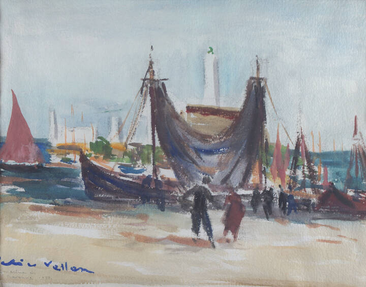 FELICE VELLAN - 'Marina di Ravenna' 1958