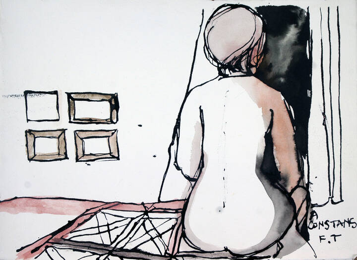 FRANCESCO TABUSSO - 'Nudo di schiena'