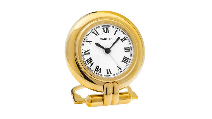 CARTIER - Pendoletta da scrivania, modello 'Colisee', serie recente 