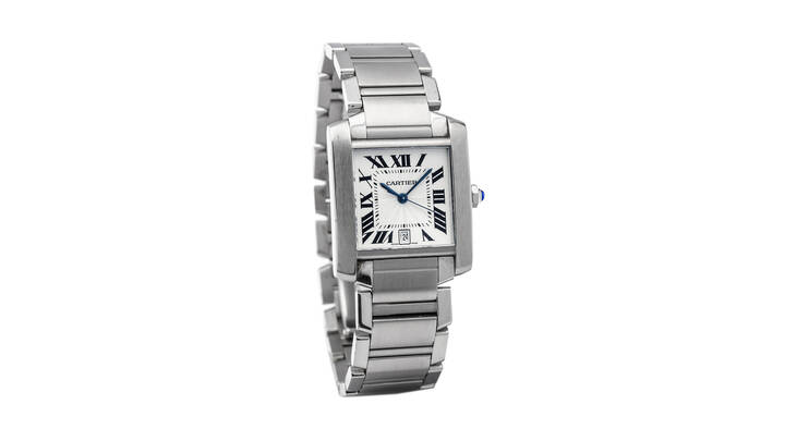 CARTIER - Mod. 'Tank Francaise', ref. 2302, serie recente