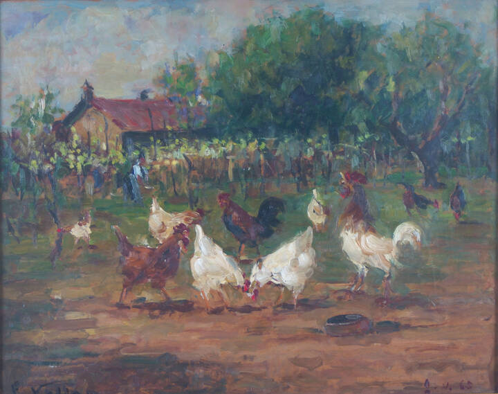FELICE VELLAN - 'Galline'
