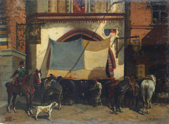 CARLO PITTARA - 'Bottega di maniscalco - Torino'