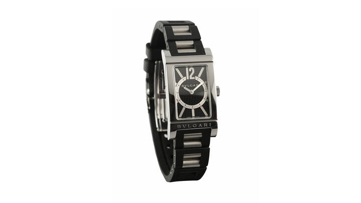 BULGARI - Mod. 'Rettangolo', ref. RT 395, serie recente