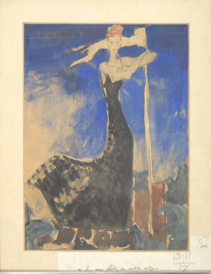 GIO PONTI - 'Ritratto di signora' 13/06/1956