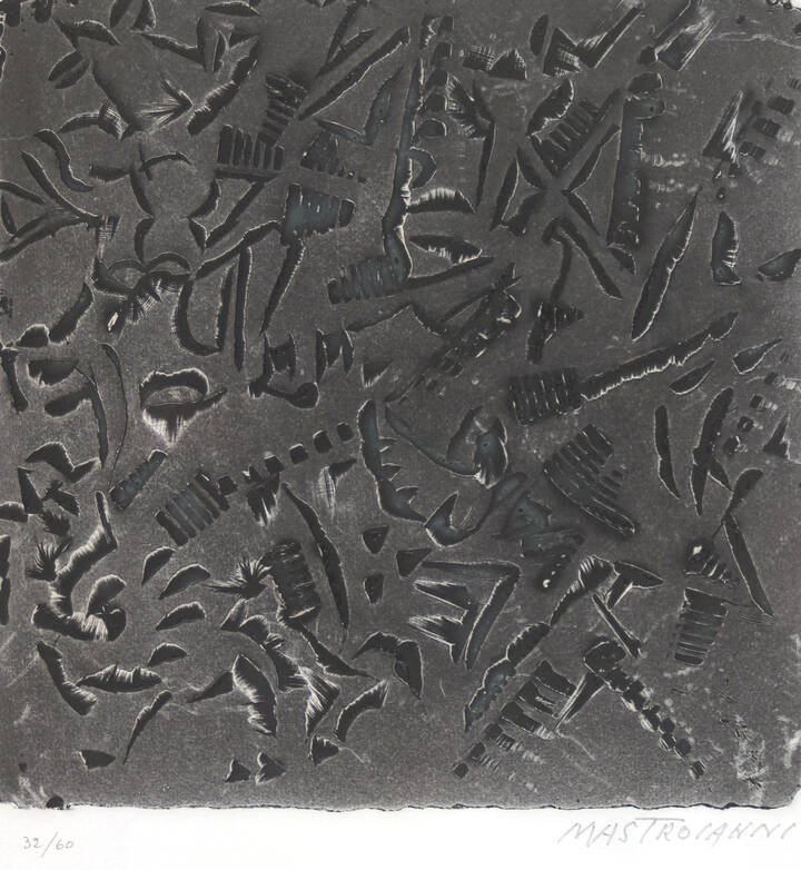 UMBERTO MASTROIANNI - 'Composizione astratta'