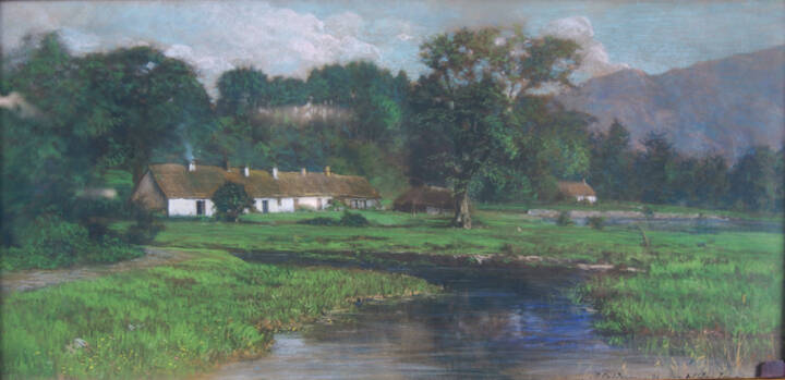 MARCO CALDERINI - 'Rive di Lochmond' 1892