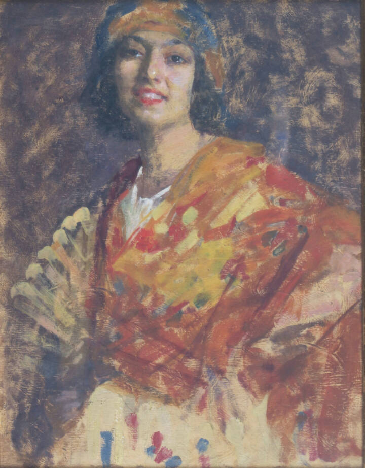 PITTORE ANONIMO DEL XIX SECOLO - 'Ritratto di Niobe' 