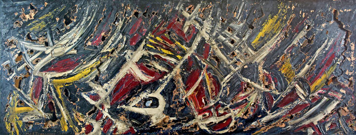 UMBERTO MASTROIANNI - 'Composizione astratta'