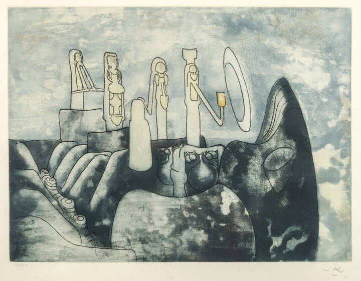 SEBASTIAN MATTA - 'Composizione astratta' 