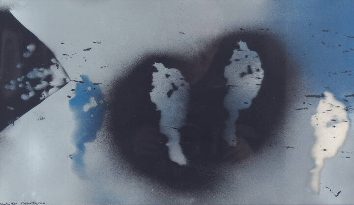 MARIO FUSCO - 'Composizione astratta' 7 luglio 1970